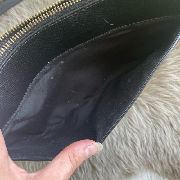 Preworn Coach Black F52881 Crossgrain Leather East West Pop Crossbody - Picture 7 of 9